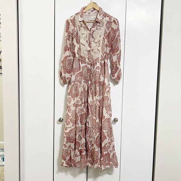 Anthropologie Allaire Maxi Shirtdress Size SP - Picture 9 of 16